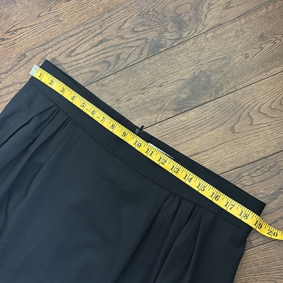 NEW M.M. LaFleur Black Teresa 1.0 Skirt size 16 washable wool twill career skirt - Picture 2 of 2